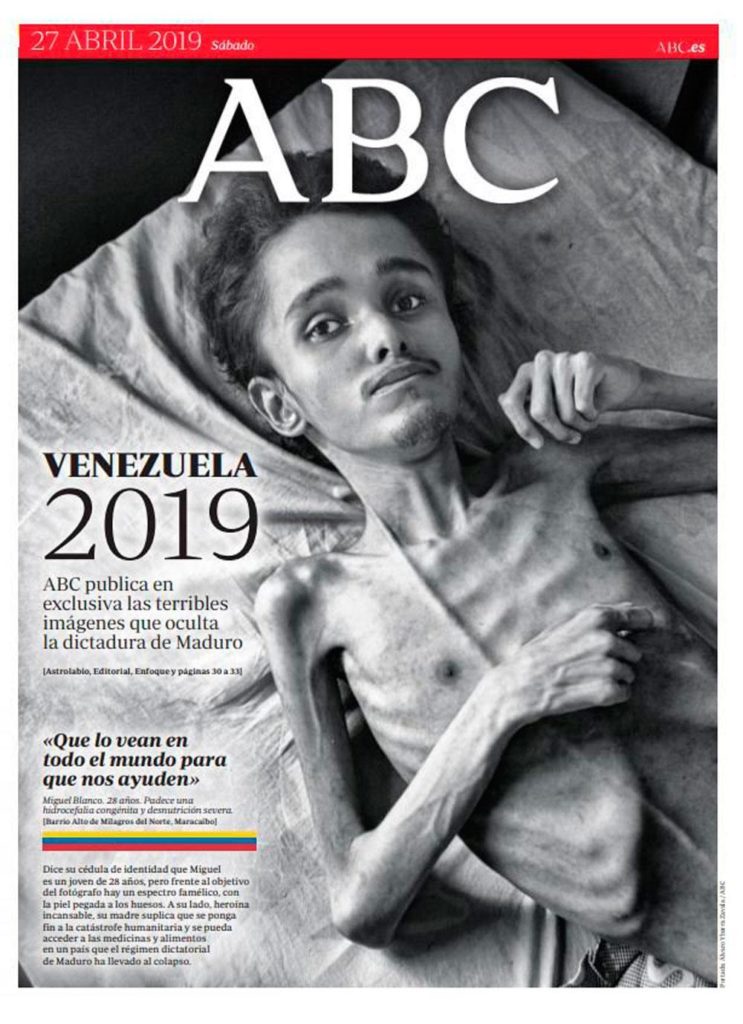 ABC: Venezuela 2019. ABC publica en exclusiva las terribles imágenes que oculta la dictadura de Maduro.