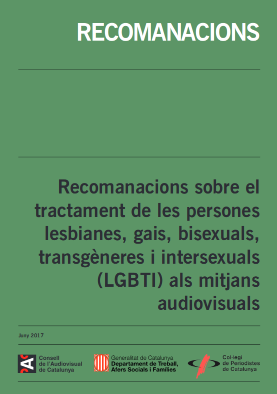 Recomanacions sobre el tractament de les persones LGBTI als mitjans de comunicació