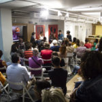 Acte ‘Periodisme a la sala de miralls’, organitzat per l’Observatori d’Actualitat del Discurs Discriminatori als Mitjans a l’Espai Societat Oberta. Foto: Estefania Bedmar / GPRB.